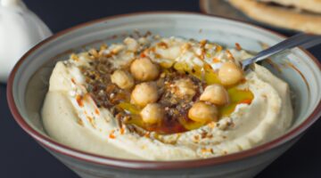 Hummus s česnekem a tahini