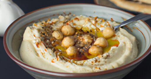 Hummus s česnekem a tahini