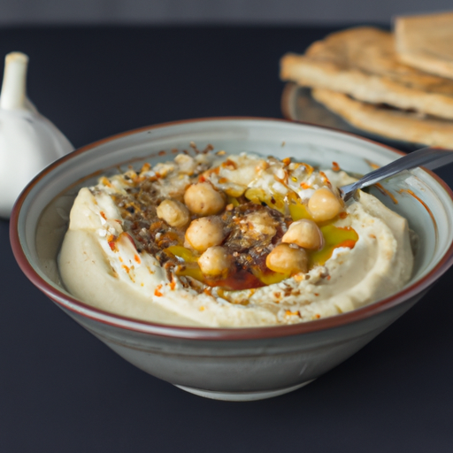 Hummus s česnekem a tahini