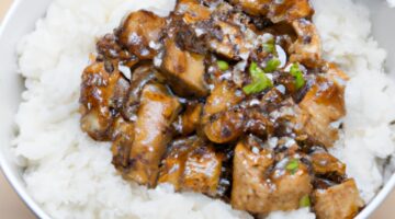 Teriyaki kuře s rýží