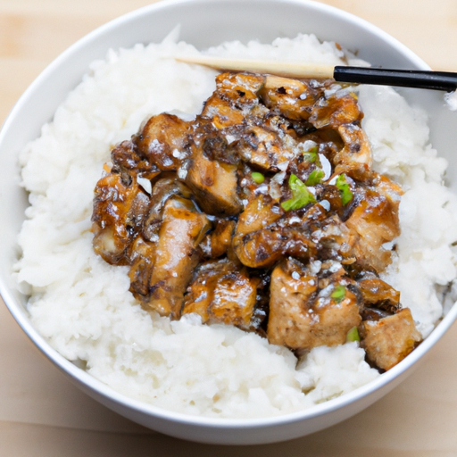 Teriyaki kuře s rýží