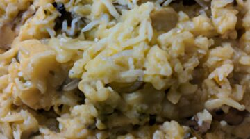 Risotto s hřiby a parmezánem