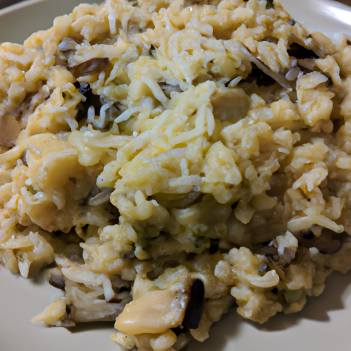 Risotto s hřiby a parmezánem