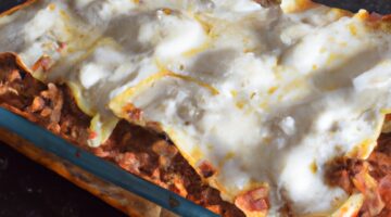 Italské lasagne s mozzarellou