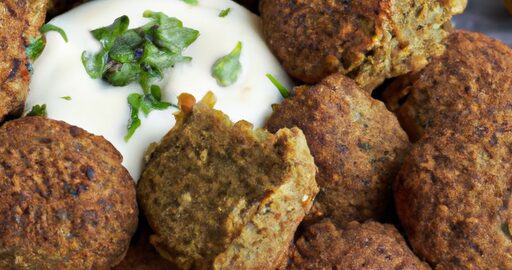 Falafel s česnekovou omáčkou