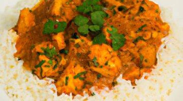 Kuřecí tikka masala s rýží