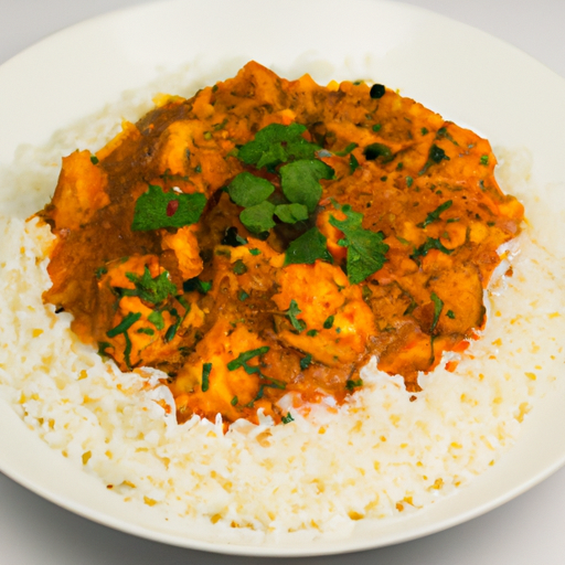 Kuřecí tikka masala s rýží