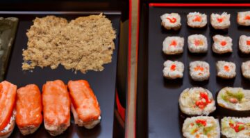 Tradiční japonské sushi rolky