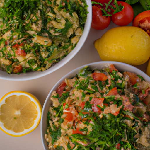 Arabský salát s bulgurem tabbouleh