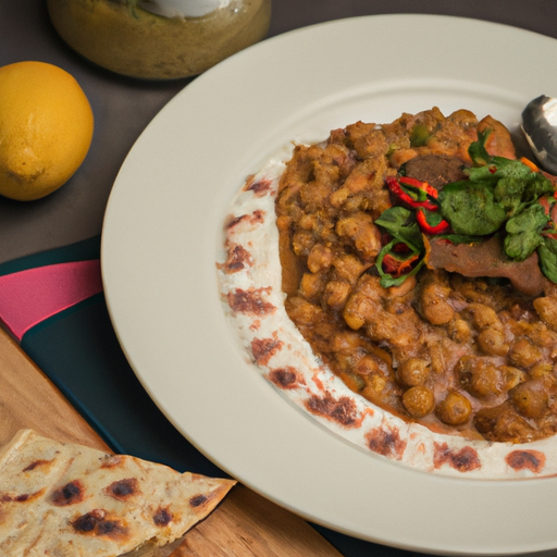 Ful Medames s pita chlebem