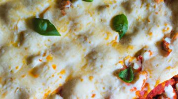 Lasagne s mozzarellou a bazalkou