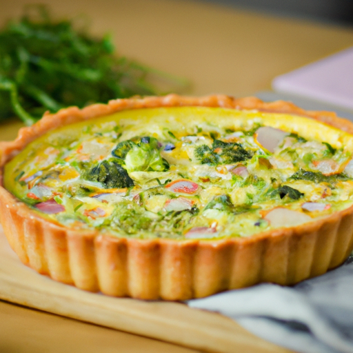 Quiche Lorraine s kozím sýrem