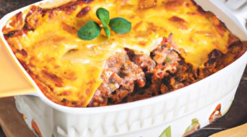 Lasagne s hovězím a salsicciou