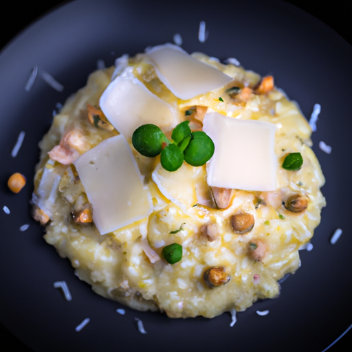 Risotto s houbami a parmskem