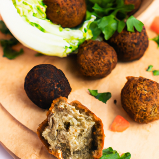 Falafel s čerstvou bylinkovou omáčkou