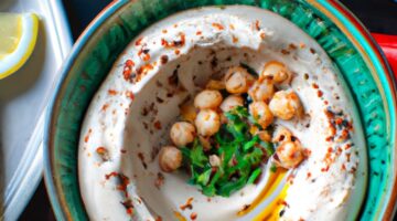 Hummus koriandrem a limetkou