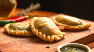 Kuřecí empanadas v chimichurri