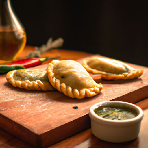 Kuřecí empanadas v chimichurri