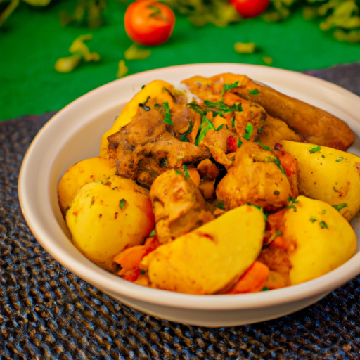 Arabský kuřecí tagine.