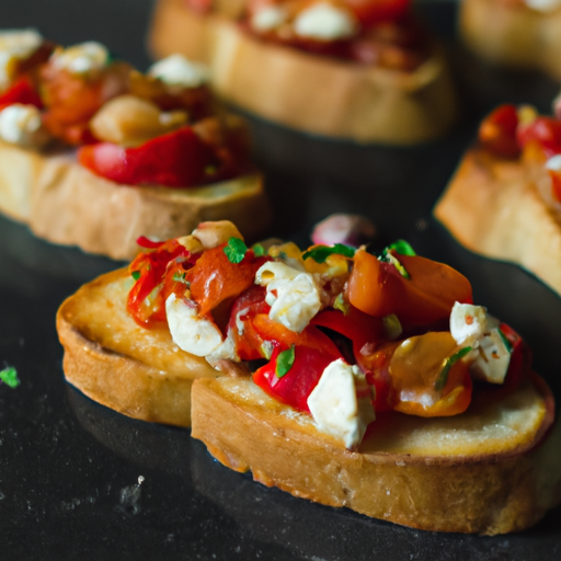 Italská bruschetta s rajčaty