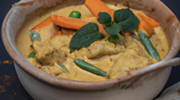 Kuřecí korma s naan