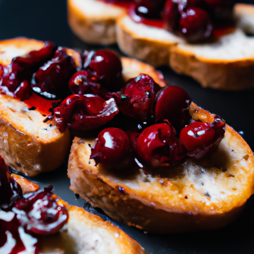 Bruschetta s cherry rajčaty