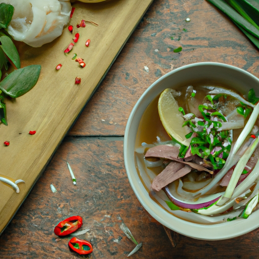 Phở bo – tradiční vietnamská polévka