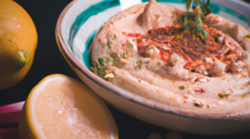 Hummus s koriandrem a citrónem