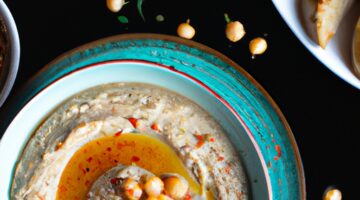 Hummus s česnekem a citronem