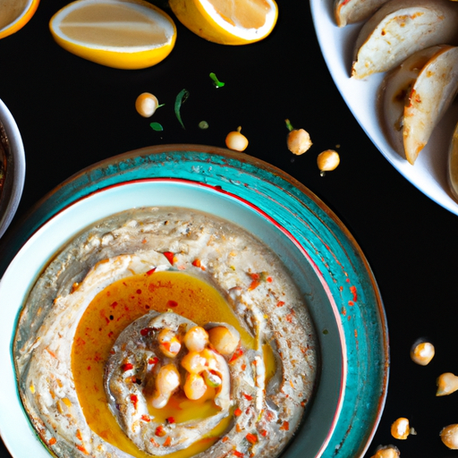 Hummus s česnekem a citronem