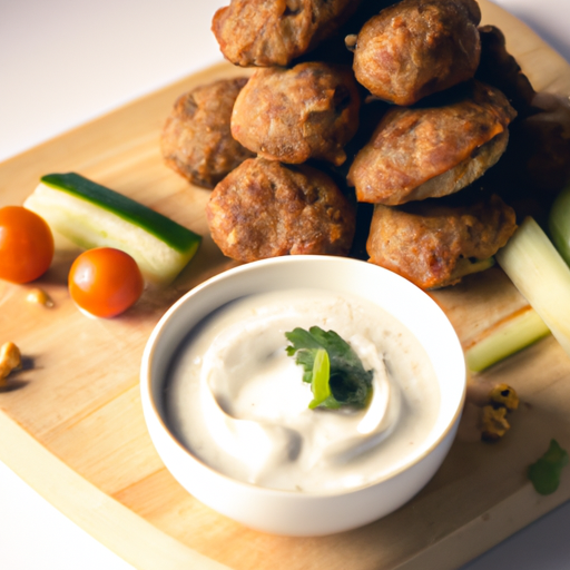 Kofta s humusem a tahini