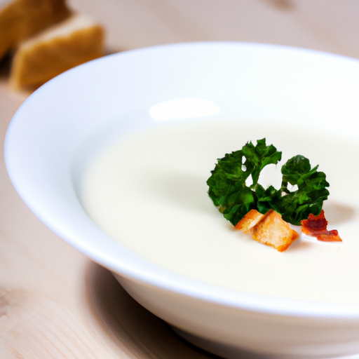 Vichyssoise – krémová polévka.