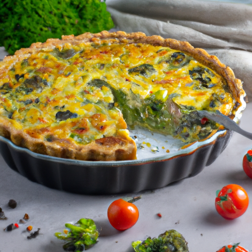 Zeleninové quiche s brokolicí.