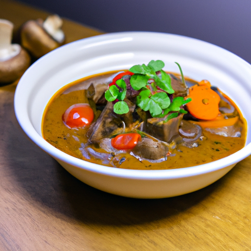 Boeuf Bourguignon	s chilli a hráškovou kaší