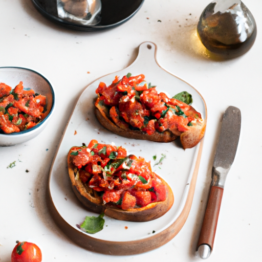 Recept na bruschetta s rajčaty