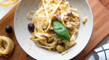 Tagliatelle aglio e olio