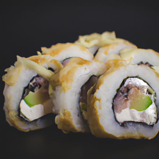 Tempura sushi roll.