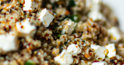 Quinoa s pečenou zeleninou a feta