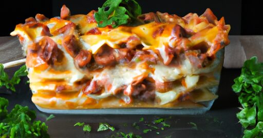 Lasagne s rukolou a pancettou