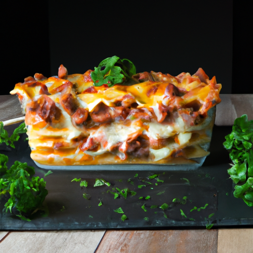 Lasagne s rukolou a pancettou