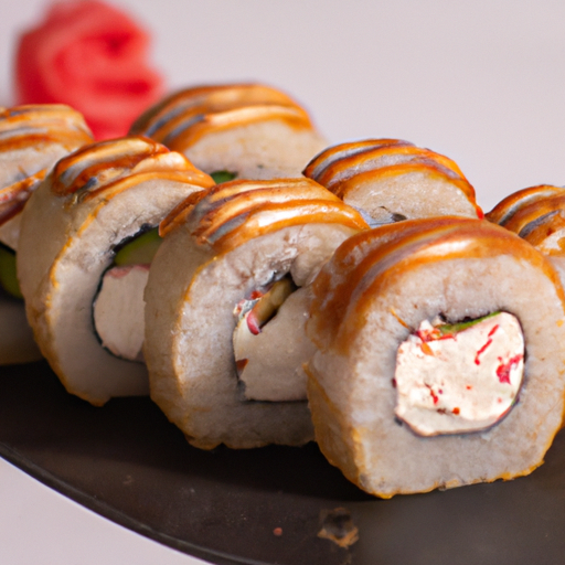 Sushi rolka s lososem