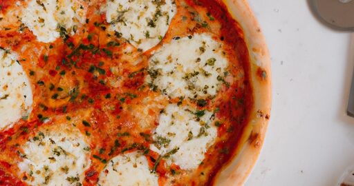 Pizza Margherita.