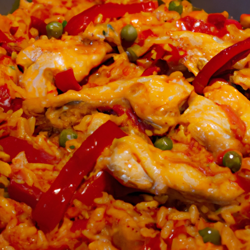 Brazilská kuřecí paella