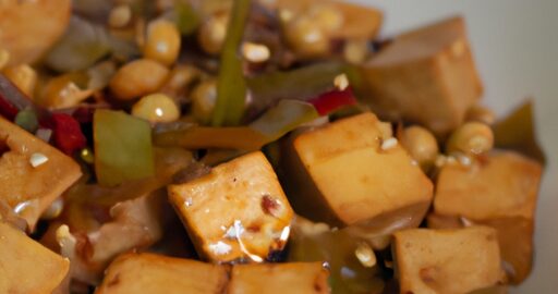 Zeleninový tofu wok