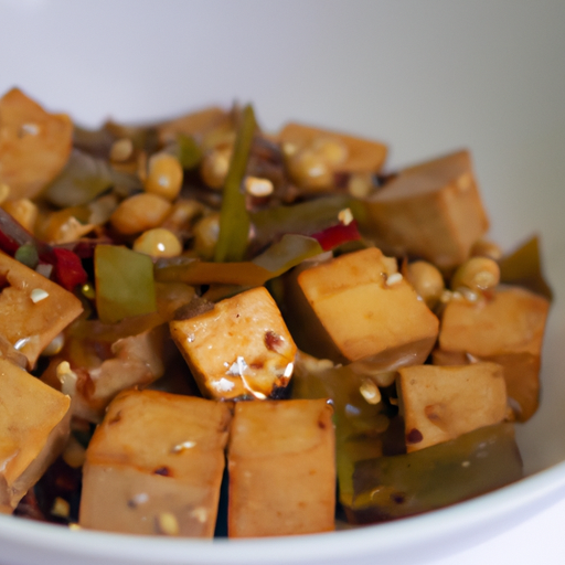 Zeleninový tofu wok