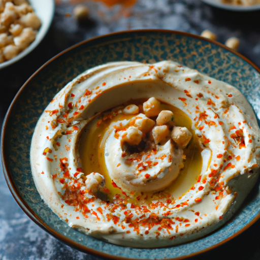 Hummus s koriandrem a česnekem