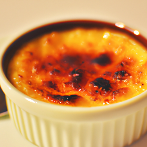 Crème brûlée.