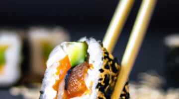 Sushi přípravka rolky losos jasmin