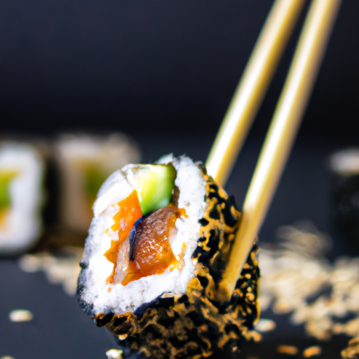 Sushi přípravka rolky losos jasmin