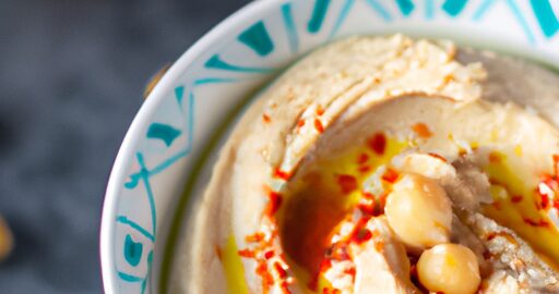 Humus s tahinou.